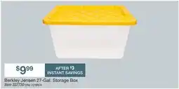 BJ’s Berkley Jensen 27-Gal. Storage Box offer