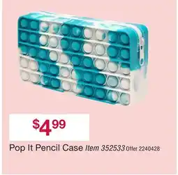 BJ’s Pop It Pencil Case offer