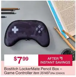 BJ’s Bostitch LockerMate Pencil Box – Game Controller offer