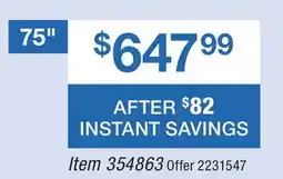 BJ’s 75 Samsung M70HD Mini LED 4k UHD Smart TV offer