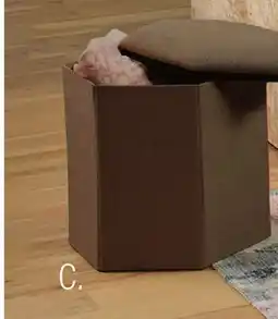 BJ’s Rylee Folding Storage Ottoman offer