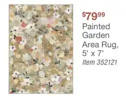BJ’s Painted Garden Area Rug offer