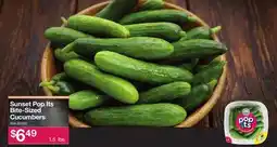 BJ’s Sunset Pop Its Bite-Sized Cucumbers 1.5 lbs offer