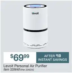 BJ’s Levoit Personal Air Purifier offer