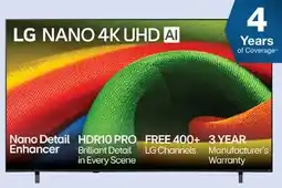 BJ’s LG 55 NU710 UHD A1 4K Smart TV offer