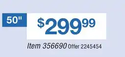 BJ’s LG NU710 UHD AI 4K Smart TV 50 offer