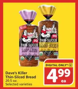 Vons Dave's Killer Thin-Sliced Bread offer