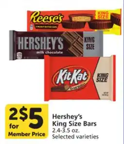 Vons Hershey's King Size Bars offer