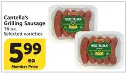 Vons Cantella's Grilling Sausage offer