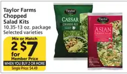 Vons Taylor Farms Chopped Salad Kits offer