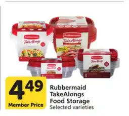 Vons Rubbermaid TakeAlongs Food Storage offer