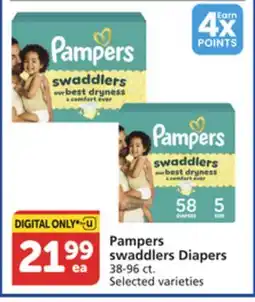 Vons Pampers swaddlers Diapers offer