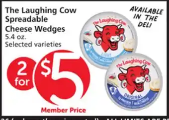 Vons The Laughing Cow Spreadable Cheese Wedges offer
