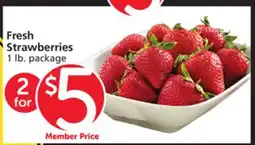 Vons Fresh Strawberries offer