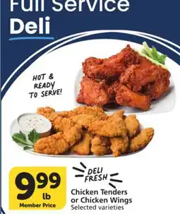 Vons Chicken Tenders or Chicken Wings offer
