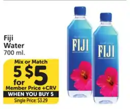 Vons Fiji Water offer