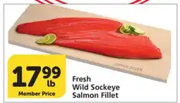 Vons Fresh Wild Sockeye Salmon Fillet offer