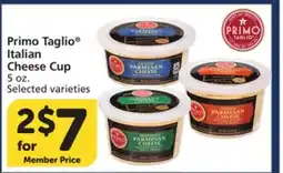 Vons Primo Taglio Italian Cheese Cup offer
