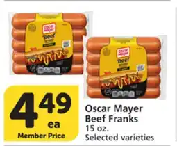 Vons Oscar Mayer Beef Franks offer