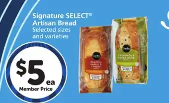 Vons Signature SELECT Artisan Bread offer