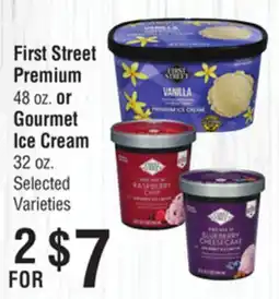 Smart & Final First Street Premium 48 oz. or Gourmet Ice Cream 32 oz offer