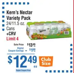 Smart & Final Kern's Nectar Variety Pack offer