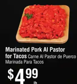 Smart & Final Marinated Pork Al Pastor for Tacos offer