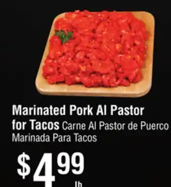 Smart & Final Marinated Pork Al Pastor for Tacos offer