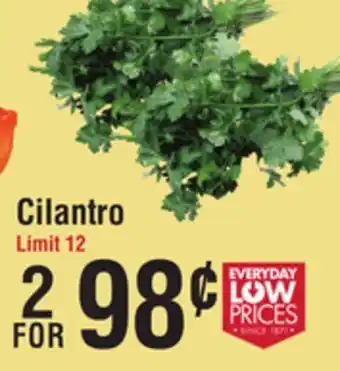 Smart & Final Cilantro offer