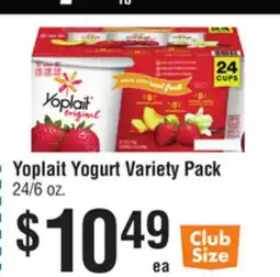 Smart & Final Yoplait Yogurt Variety Pack offer