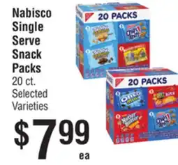 Smart & Final Nabisco Single Serve Snack Packs offer