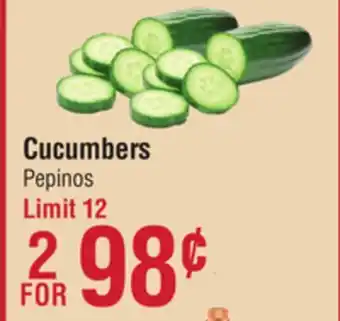 Smart & Final Cucumbers offer