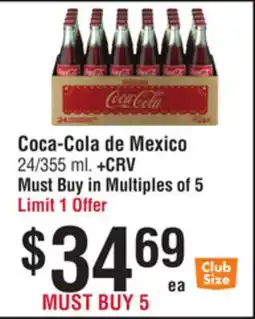 Smart & Final Coca-Cola de Mexico offer