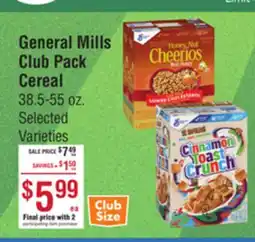 Smart & Final General Mills Club Pack Cereal offer