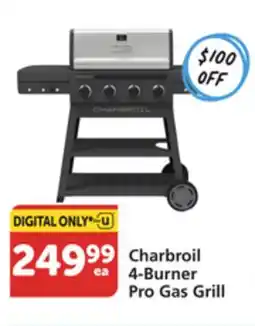 Albertsons Charbroil 4-Burner Pro Gas Grill offer