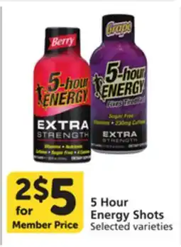 Albertsons 5 Hour Energy Shots offer