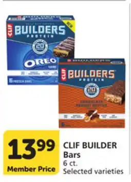 Albertsons CLIF Builder Bars offer