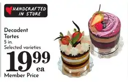 Pavilions Decadent Tortes offer