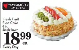 Pavilions Fresh Fruit Flan Cake offer
