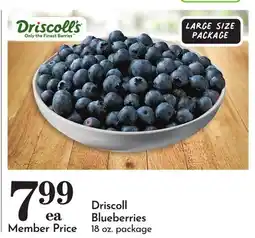 Pavilions Driscoll Blueberries offer