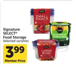 Pavilions Signature SELECT Food Storage offer