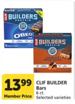 Pavilions CLIF BUILDER Bars offer