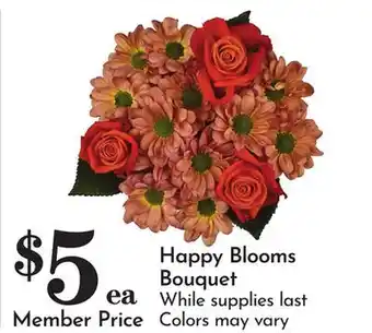 Pavilions Happy Blooms Bouquet offer