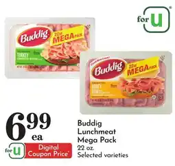 Pavilions Buddig Lunchmeat Mega Pack offer