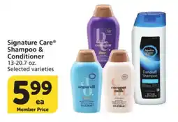 Pavilions Signature Care Shampoo & Conditioner offer