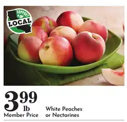 Pavilions White Peaches or Nectarines offer