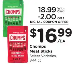 Ralphs Chomps Meat Sticks offer