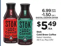 Ralphs Stok Cold Brew Coffee offer