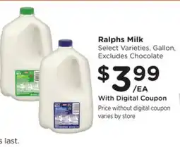Ralphs Ralphs Milk offer