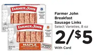 Ralphs Farmer John Breakfast Sausage Links offer